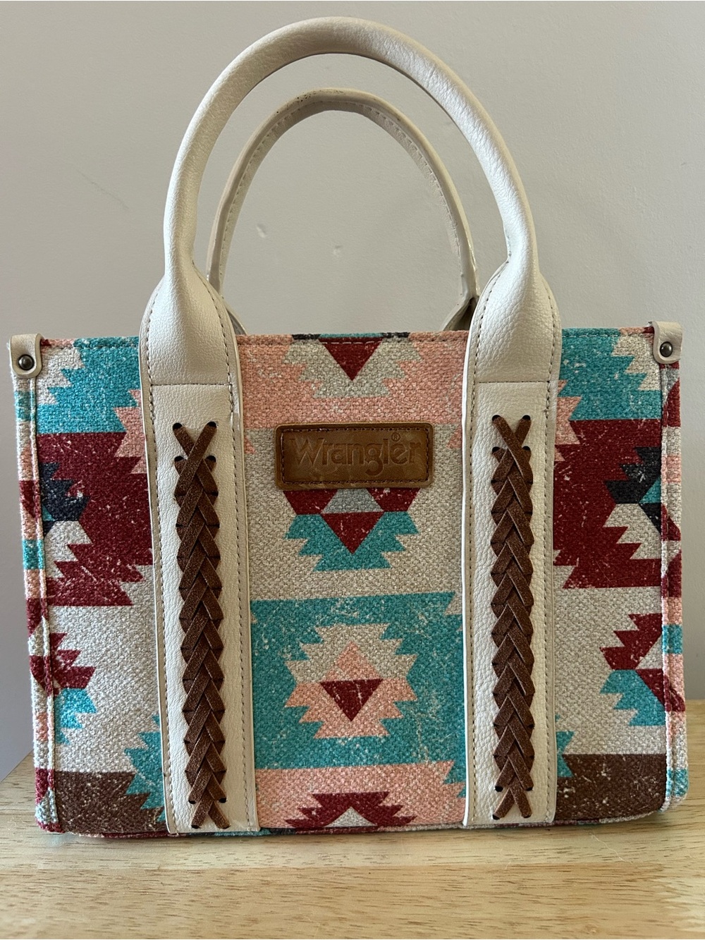 Wrangler Zena Aztec Crossbody Bag Colorful Southwestern Print